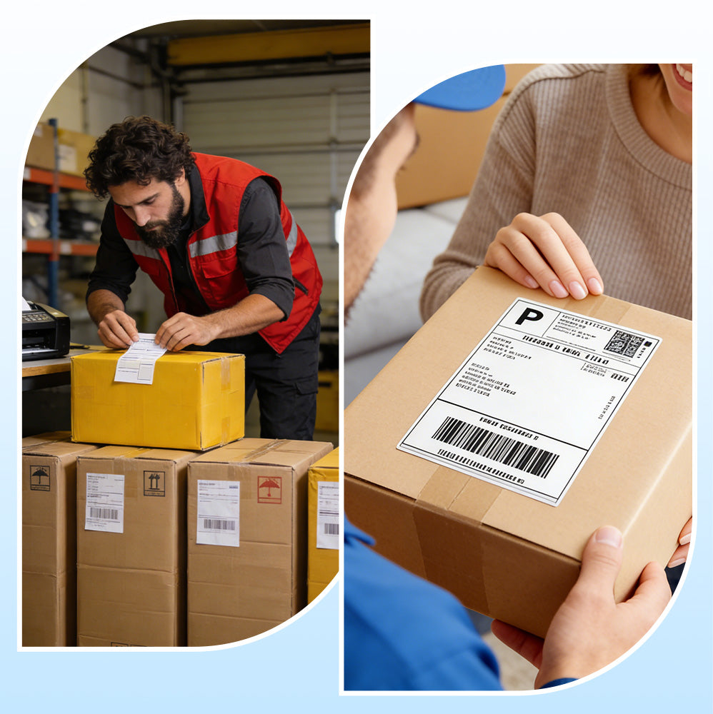 Direct Thermal Labels Fanfold