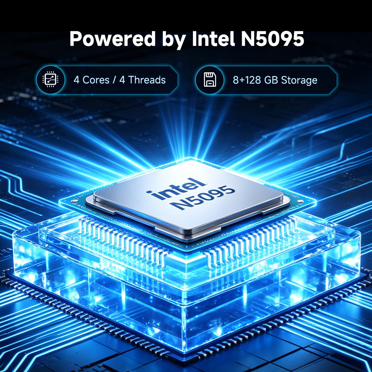 Arrvel N15L6 industrial panel PC powered by Intel N5095 quad-core processor with 8GB RAM and 128GB storage