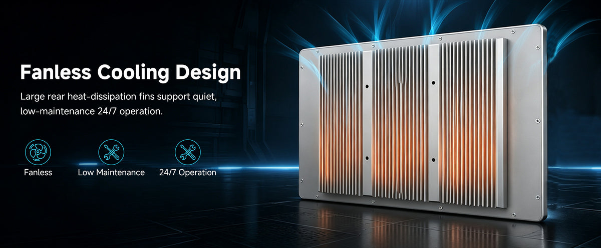 Arrvel N15L6 industrial panel PC for CNC control, machine vision inspection and manufacturing applications