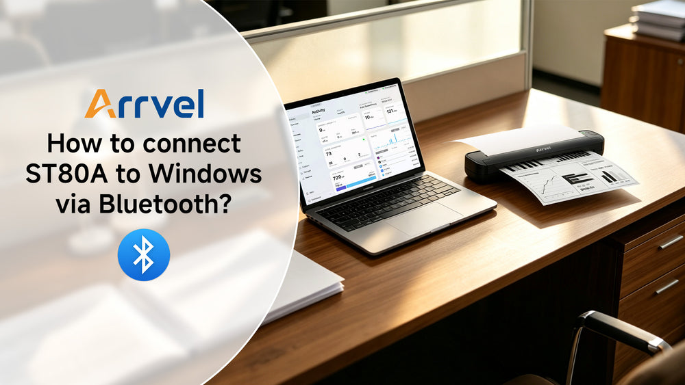 How to connect ST80A to Windows via Bluetooth?
