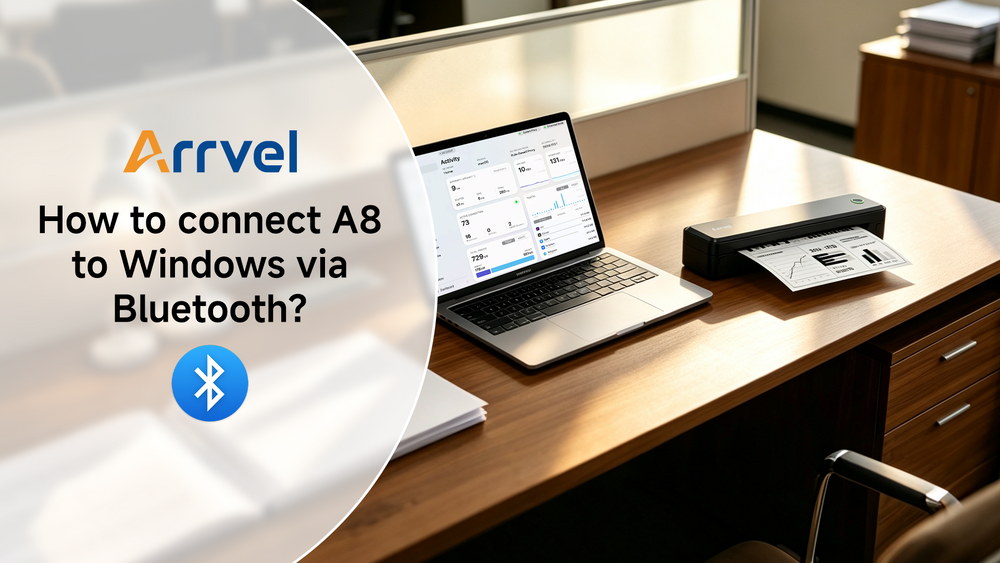 How to connect A8 print to Windows via Bluetooth?