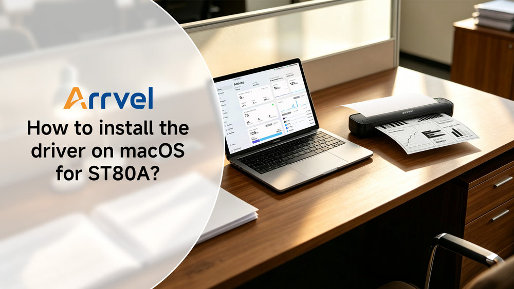 How to install the driver on macOS for ST80A?