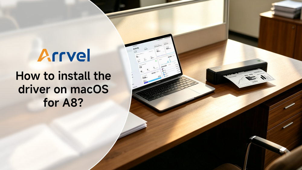 How to install the driver on macOS for A8?