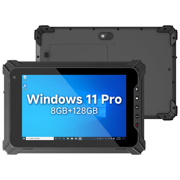 I87J Rugged Tablet, 8" Windows 11 Industrial PC, 8GB+128GB, IP65 Waterproof, 5000mAh