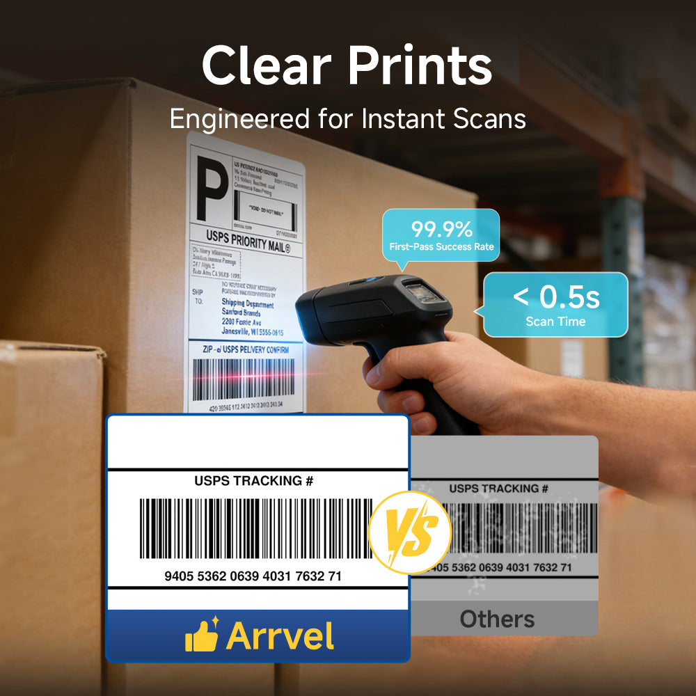 Direct Thermal Labels Fanfold