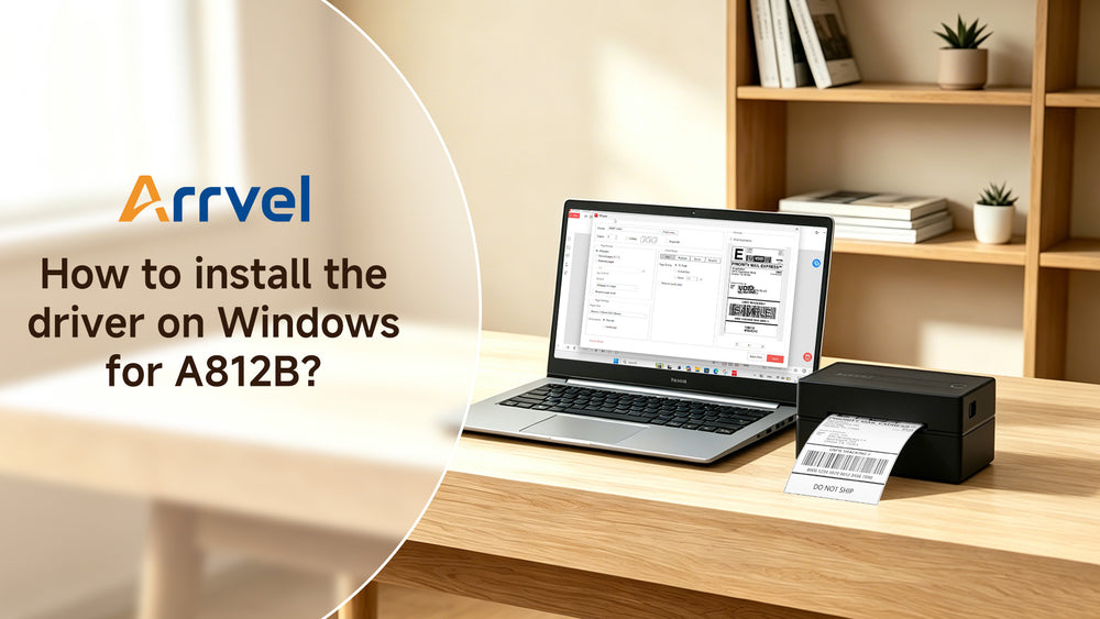 How to install the driver on Windows for A812B?