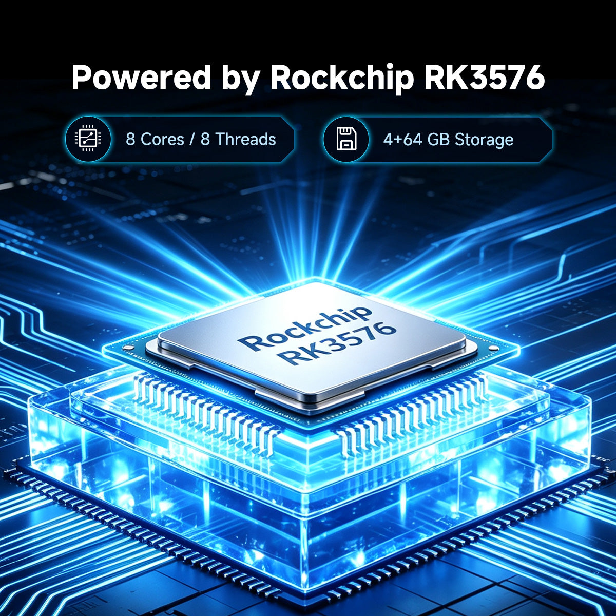 Arrvel A15L6 industrial panel PC with Rockchip RK3576 8-core CPU and 6 TOPS AI NPU for industrial computing