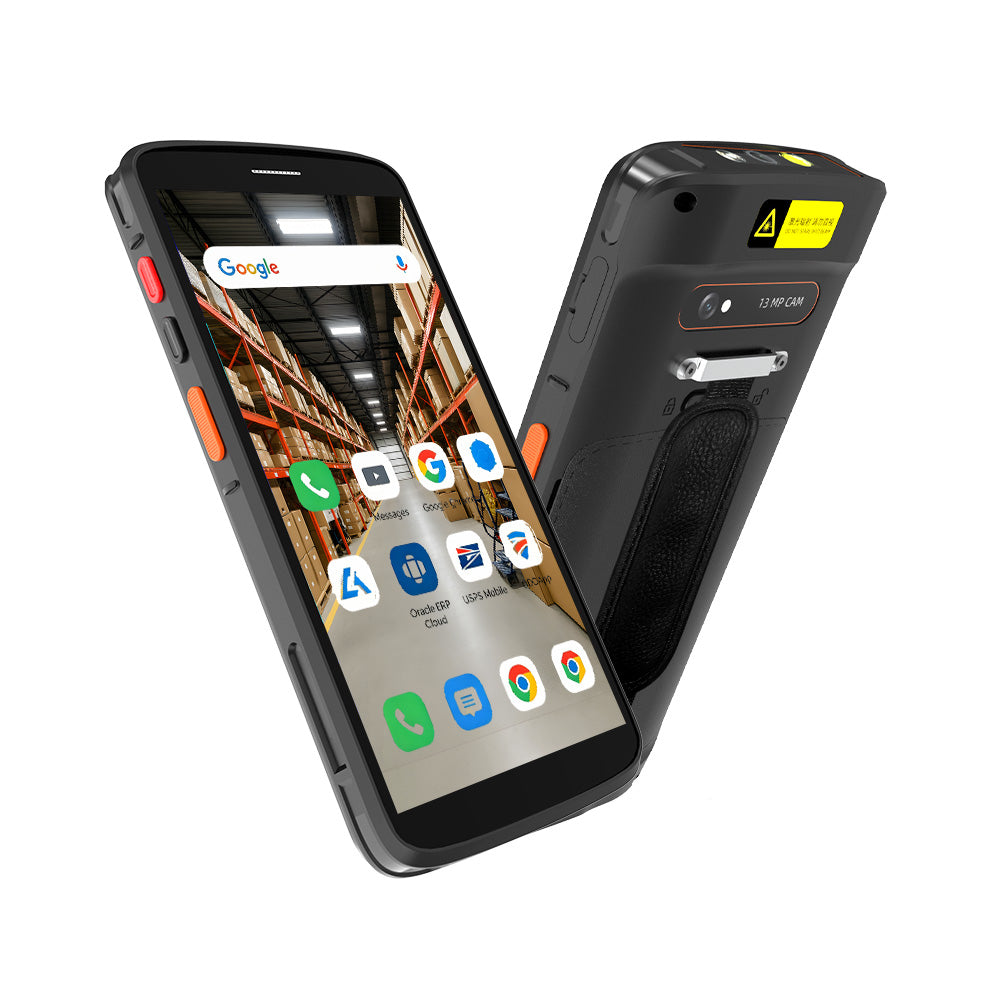 Arrvel F2 rugged handheld PDA with Android 15 and integrated barcode scanner for warehouse operations