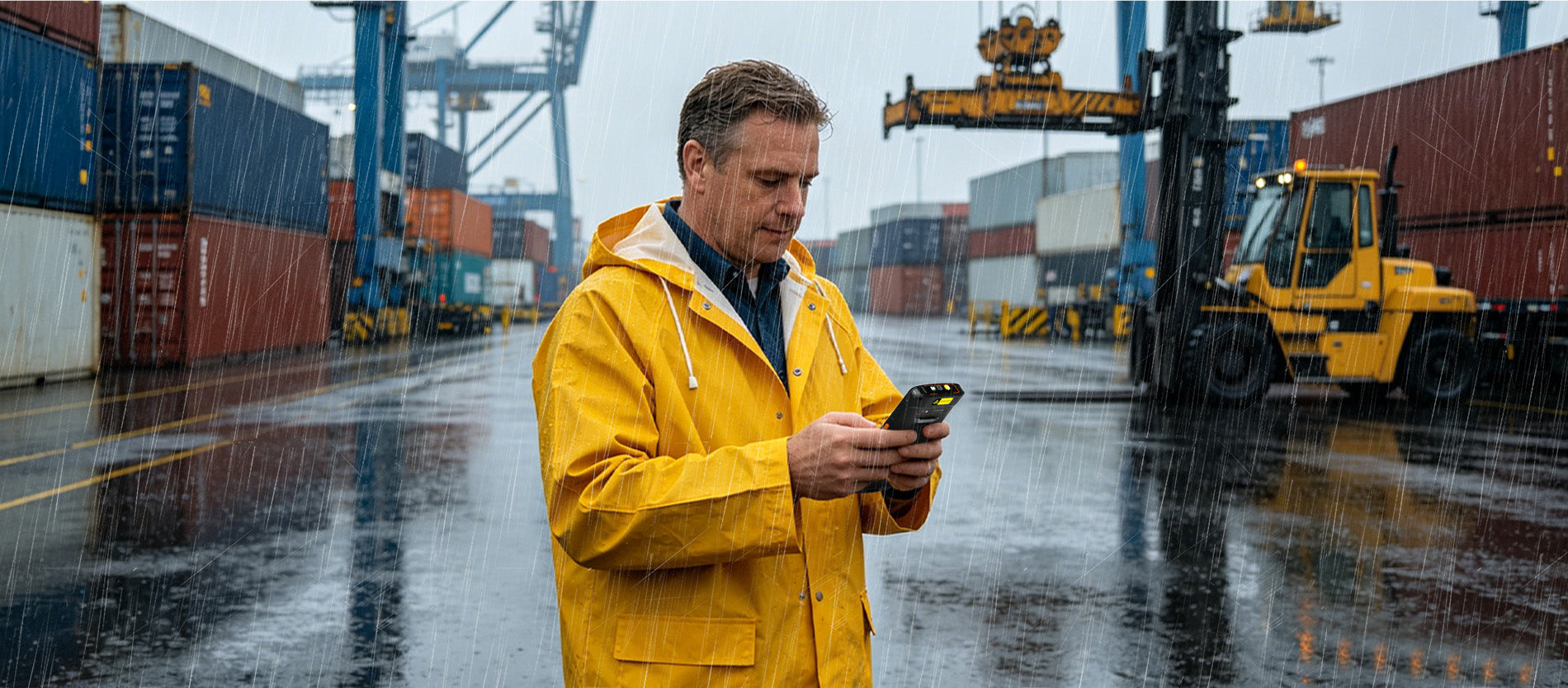 Arrvel F2 IP67 rugged handheld PDA for outdoor field work and operation in rainy environments