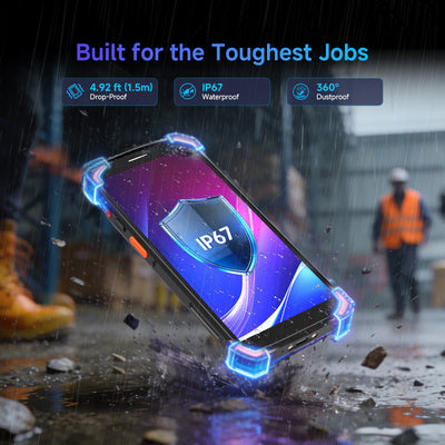 Arrvel F2 IP67 waterproof rugged PDA with 1.5-meter drop protection for demanding industrial environments