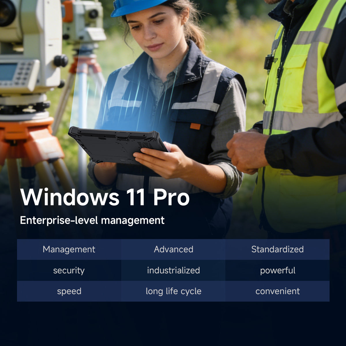 Arrvel I10A rugged tablet with Windows 11 Pro for field and industrial work