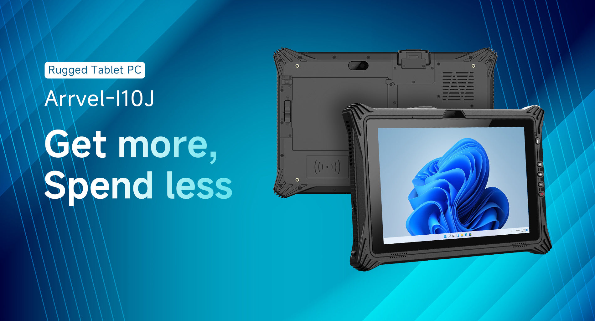 Arrvel I10J 10.1-inch rugged Windows tablet PC for industrial and field use