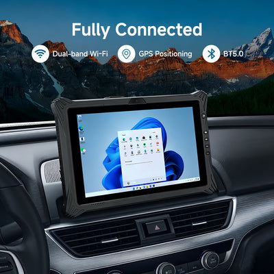 Arrvel I10J rugged tablet with dual-band Wi-Fi, GPS positioning and Bluetooth 5.0