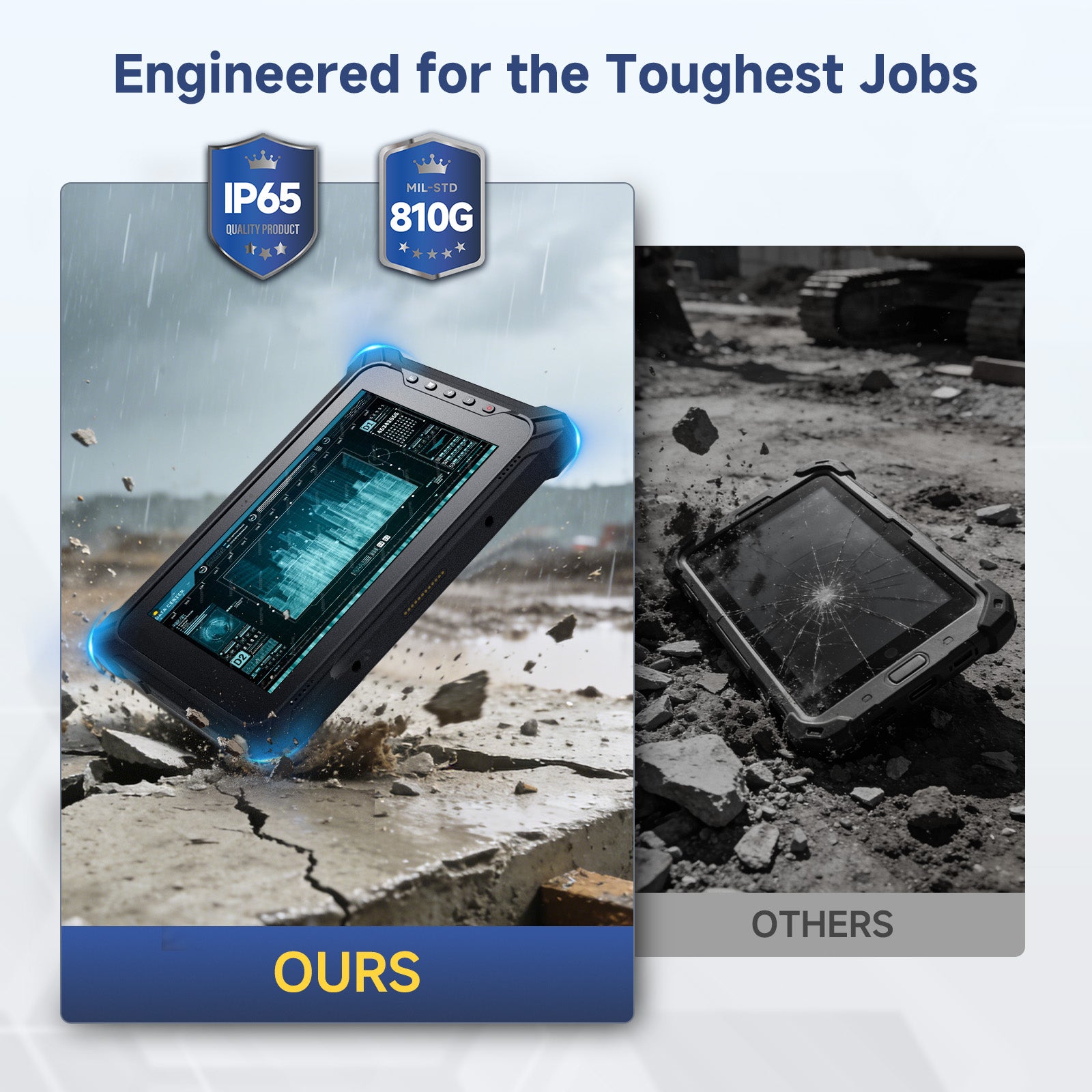 Arrvel I17J IP65 rugged tablet built to MIL-STD-810G standards