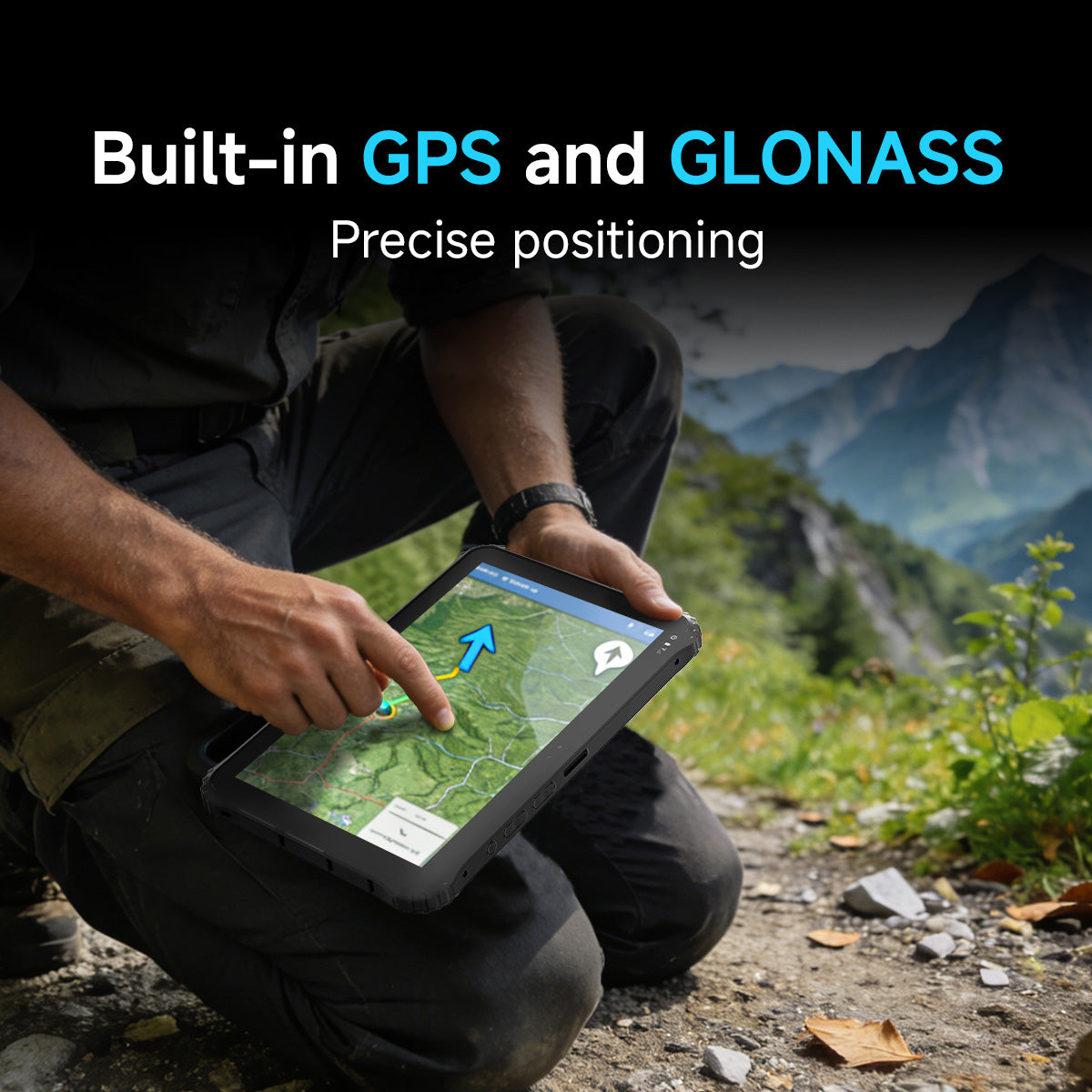 Arrvel I22J rugged tablet with built-in GPS and GLONASS positioning