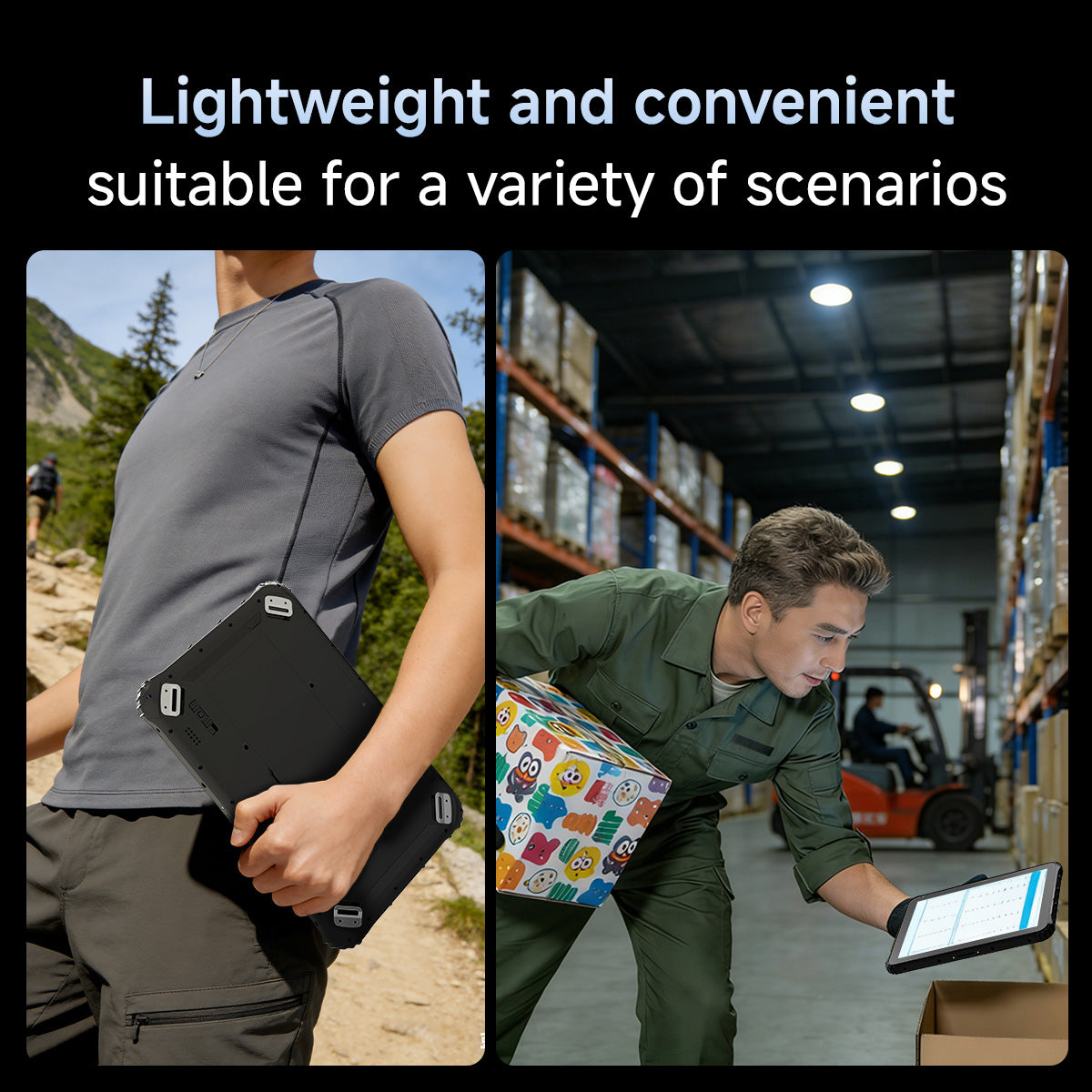 Arrvel I22J rugged tablet for warehouse logistics and outdoor field applications