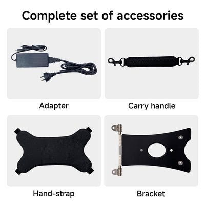 Arrvel I22J rugged tablet accessories including adapter carry handle hand strap and bracket