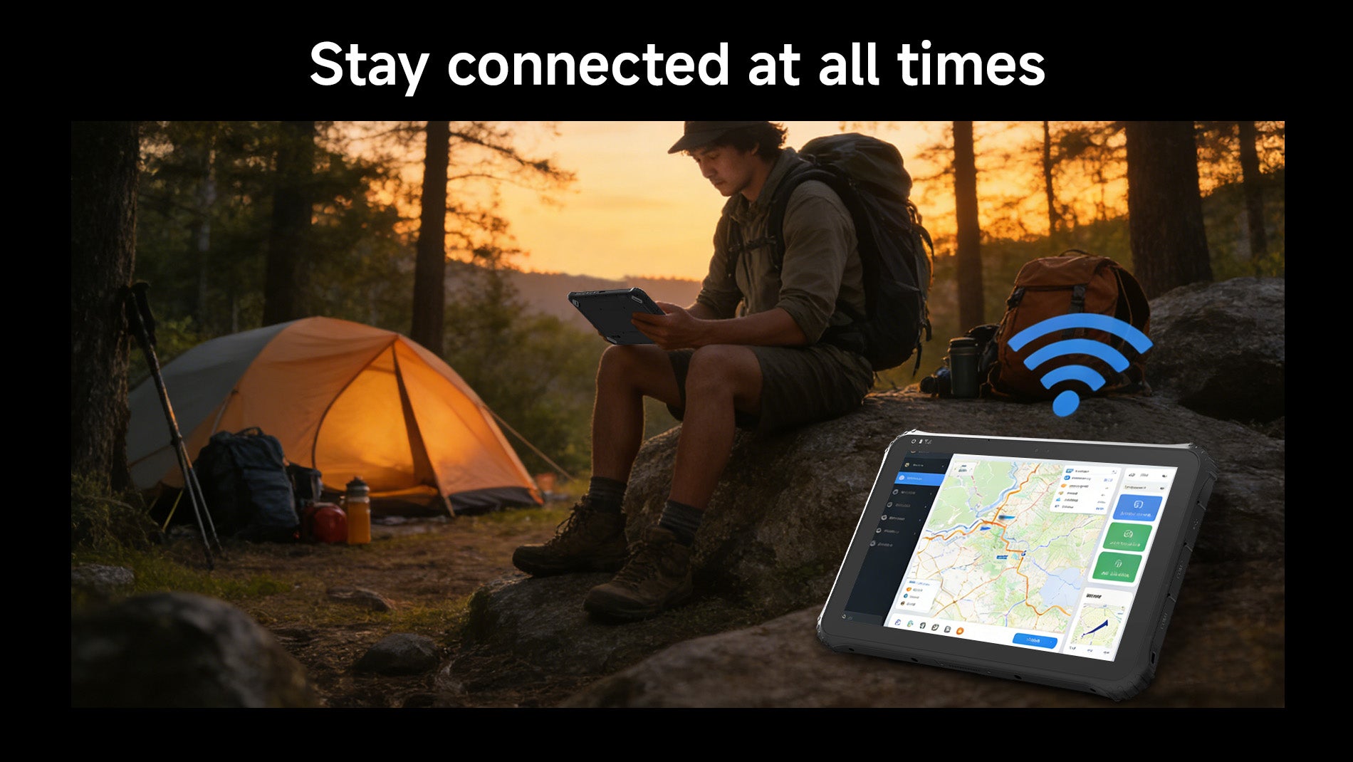 Arrvel I22J rugged Windows tablet with Wi-Fi connectivity for mobile and outdoor applications