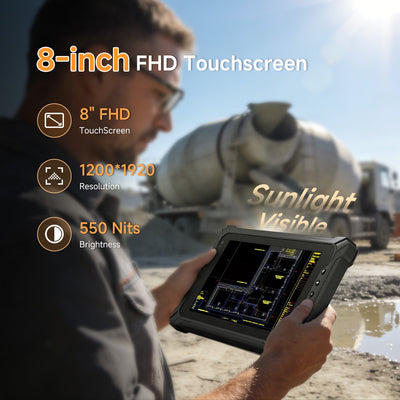 Arrvel I87J 8-inch Windows rugged tablet with FHD touchscreen and 550-nit display