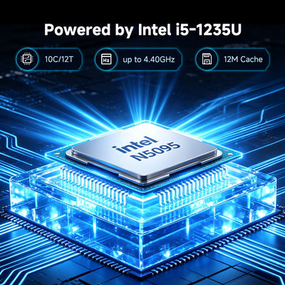 Arrvel K12L2 industrial panel PC powered by Intel Core i5-1235U processor with 10 cores and 12 threads