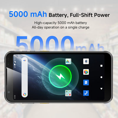 Arrvel MC51S rugged handheld PDA with 5000mAh battery for all-day warehouse and inventory operations