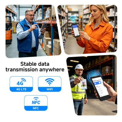 Arrvel MC95 rugged handheld PDA with 4G LTE, WiFi and NFC for stable warehouse data communication