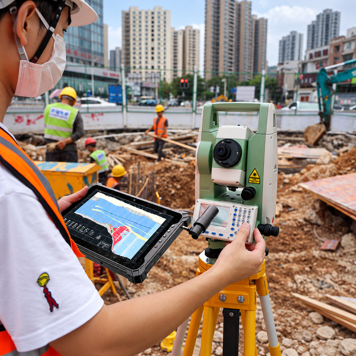 T17X 10.1" RTK GNSS Rugged Tablet, Android 14, 8GB RAM, 128GB Storage, 10000mAh, IP65, GIS & Surveying