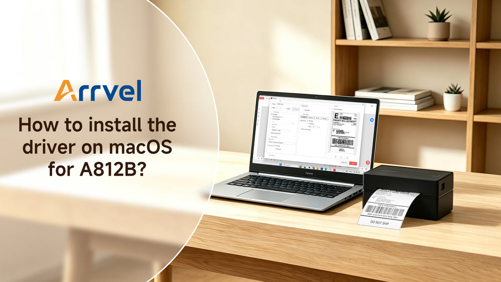 How to install the driver on MacOS for A812B?