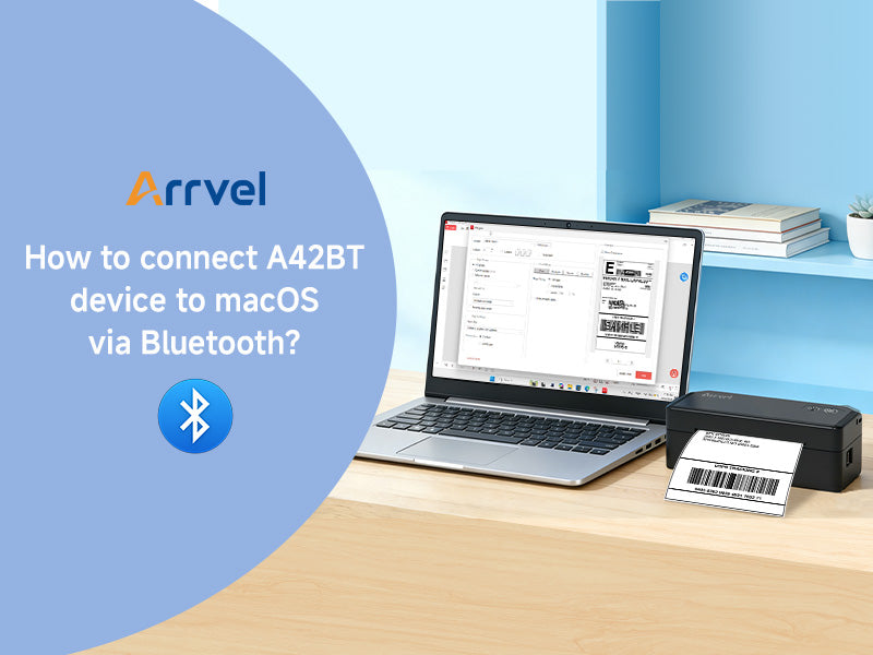 How to connect A42BT printer to macOS via Bluetooth?