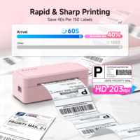 ⁦Arrvel A42BT 4×6 Bluetooth Thermal Shipping Label Printer – Wireless Label Printer for Small Business, iPhone Android Windows Mac Linux⁩ - الصورة ⁦5⁩