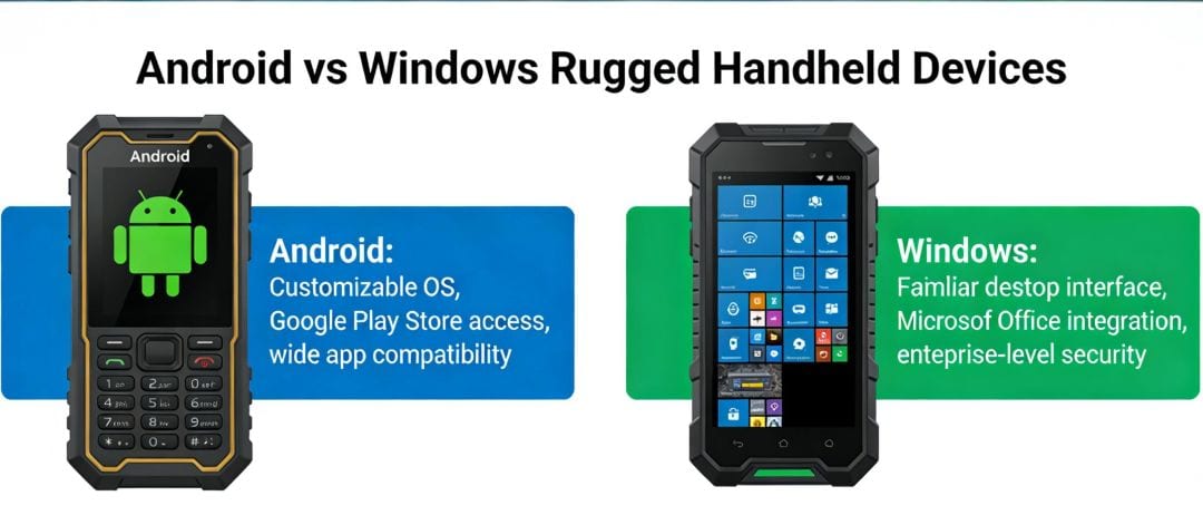 Android vs Windows Rugged Handheld Devices, Which Platform Is Better?