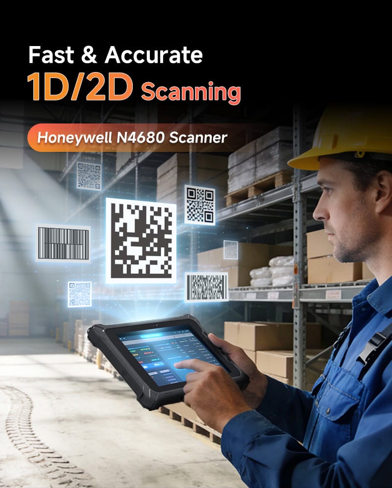 Fast & Accurate 1D/2D Scanning （Honeywell N4680 Scanner）