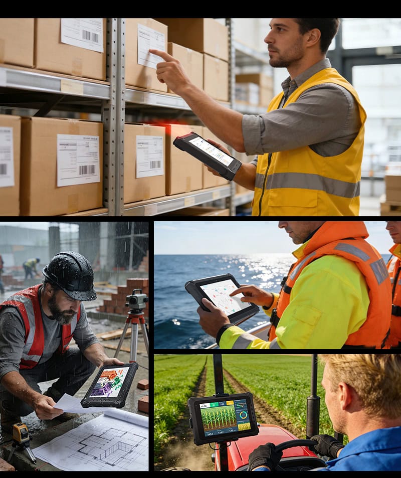 Application scenarios of Arrvel Rugged Windows Tablet I17J
