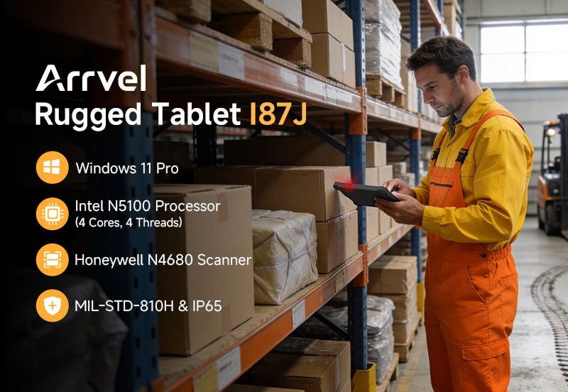 Arrvel Rugged Windows Tablet I87J 