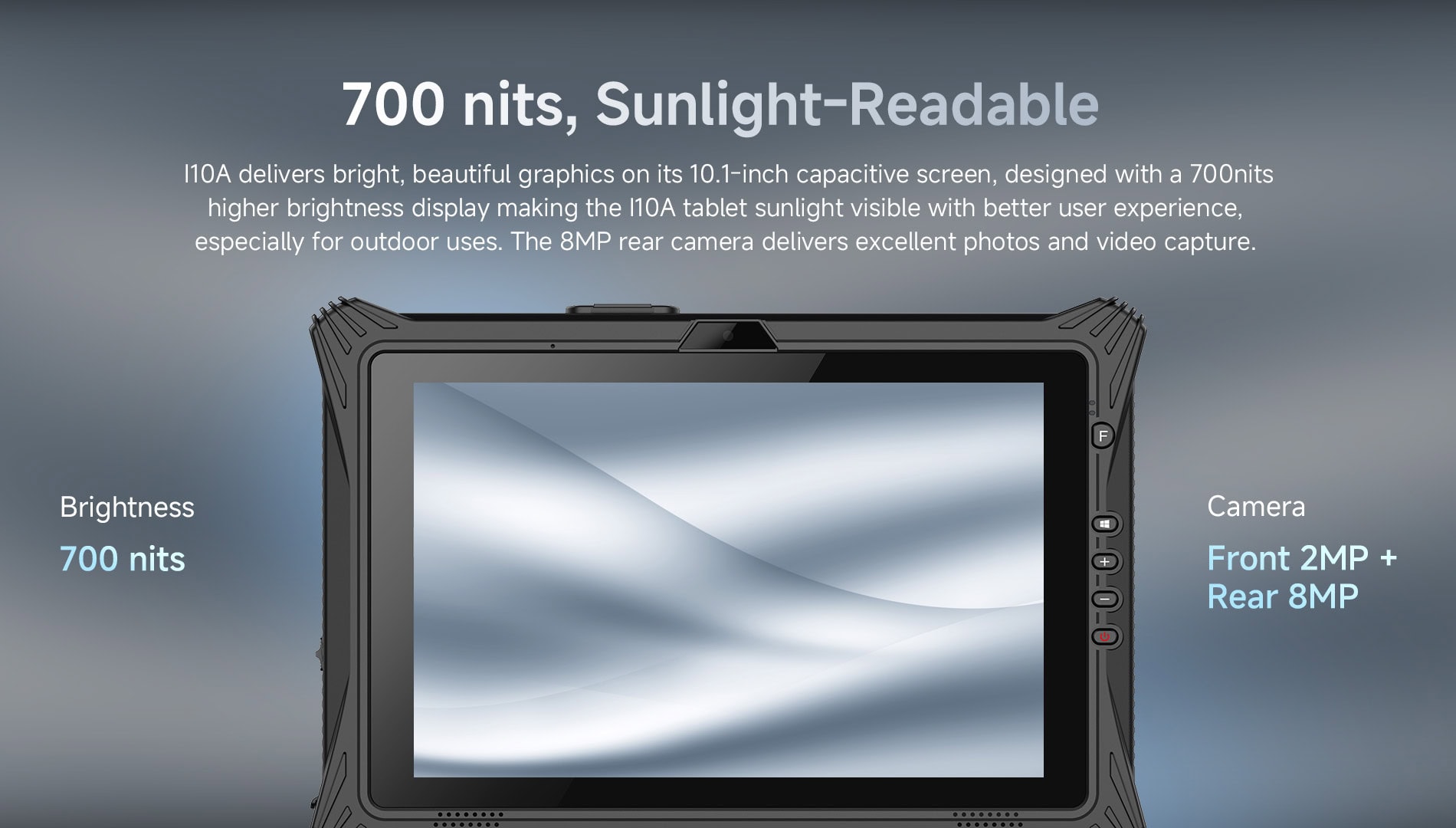 700 nits, Sunlight-Readable