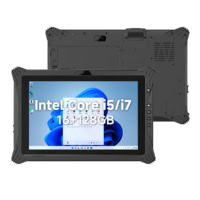 I10A 10.1-inch fully Rugged Windows Tablet with barcode scanner, 5000mAh/7.4V+860mAh/7.4V 16GB+128GB Outdoor Industrial PC