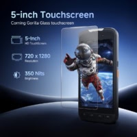 ⁦T50C rugged handheld PDA, Professional 1D/2D Barcode Scanning & NFC, With IP65 protection and MIL-STD-810G certification⁩ - الصورة ⁦6⁩
