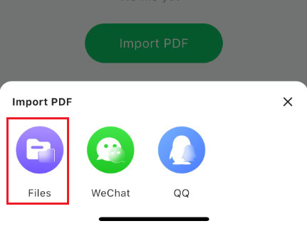 Import PDF