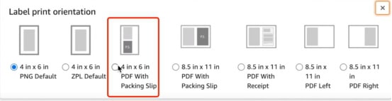 set to 4×6 inches