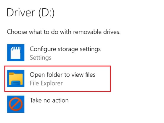 Open the webpage in the pop-up folder