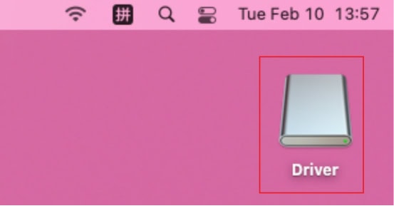 Double-click to open the driver file
