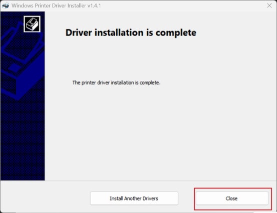 click "Next" to complete the installation