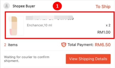 Select "My Sales" → "To Ship",