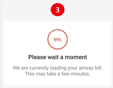 Wait for the PDF file to be generated.