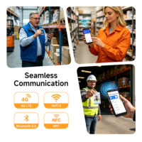 ⁦F2 Rugged Handheld PDA with 1D/2D Barcode Scanner, Android Warehouse Scanner Device IP65 Industrial Use⁩ - الصورة ⁦8⁩