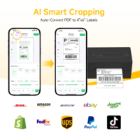 ⁦Arrvel A812B 4×6 Bluetooth Thermal Label Printer – Wireless Shipping Printer for Small Business, iPhone Android Windows Mac Linux⁩ - الصورة ⁦14⁩