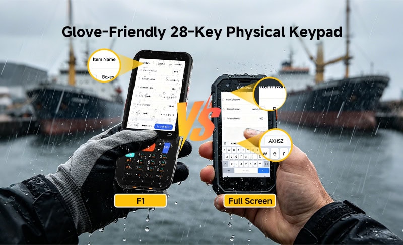 arrvel f1 rugged 28 key physical keyboard mobile