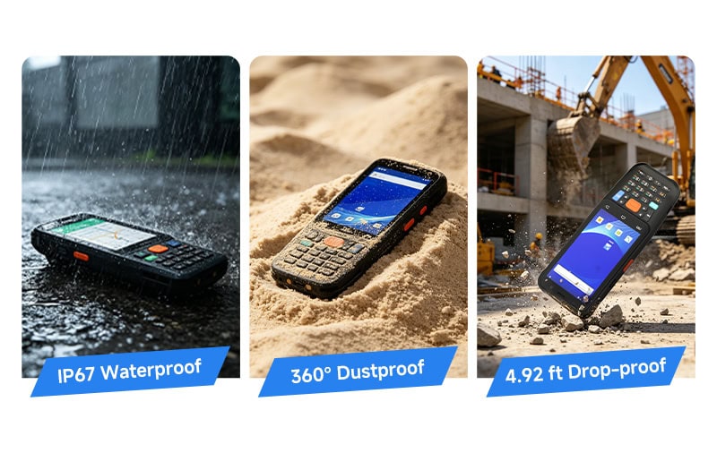 arrvel f1 rugged ip67 waterproof dustproof and drop proof (1.5 meters) mobile