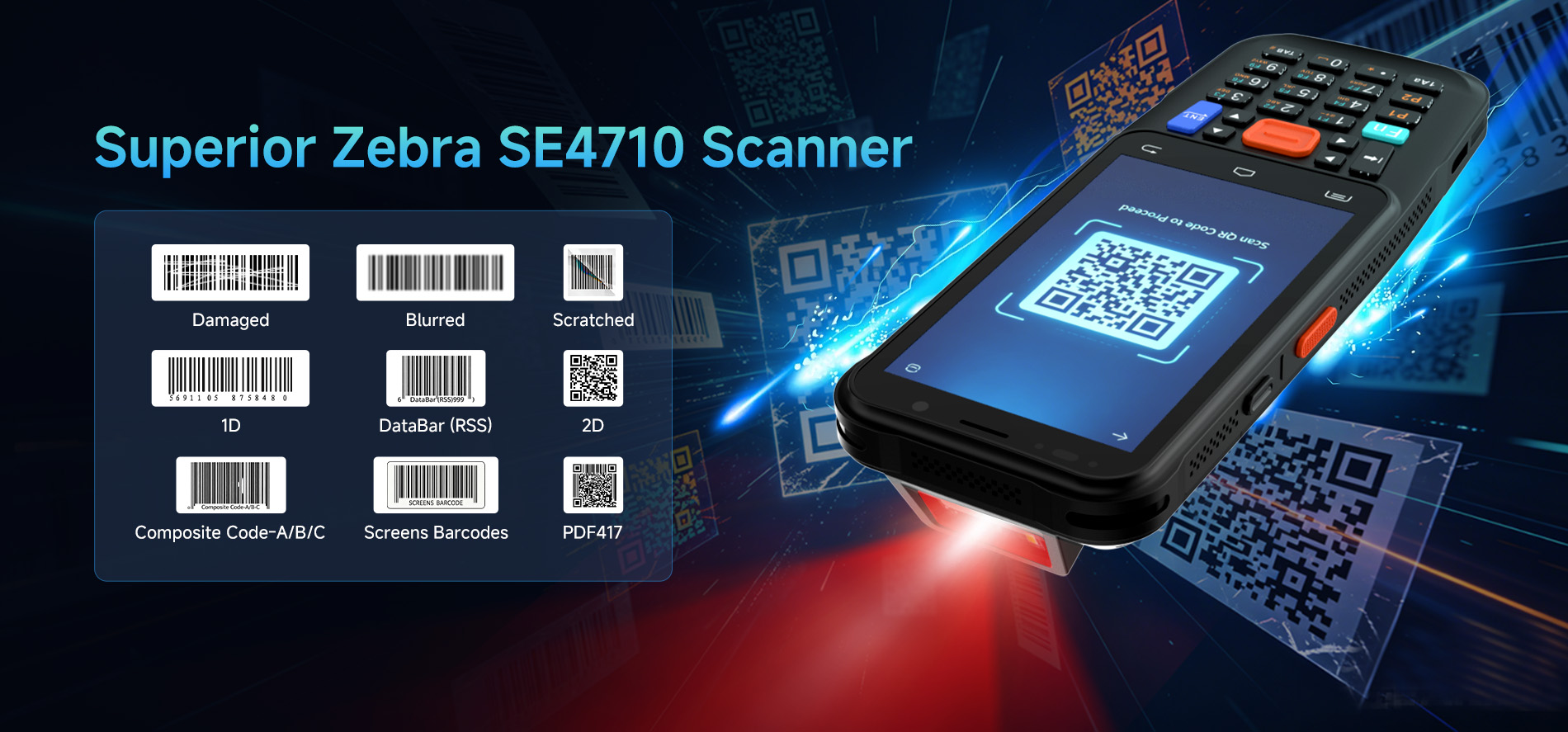 f1 arrvel rugged Zebra scanner pc