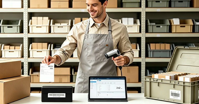 warehouse label printing